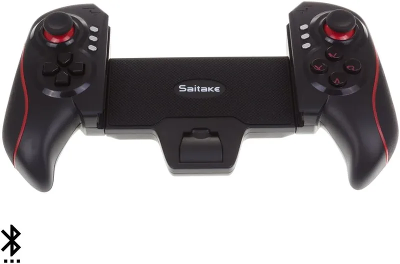 Silica ▫️ DMQ064 - Comando extensível universal com Bluetooth, nas cores vermelho e preto