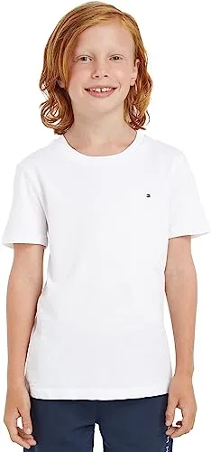 Tommy Hilfiger ▫️ Camiseta de manga curta para rapazes, com gola redonda 3