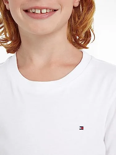 Tommy Hilfiger ▫️ Camiseta de manga curta para rapazes, com gola redonda 5