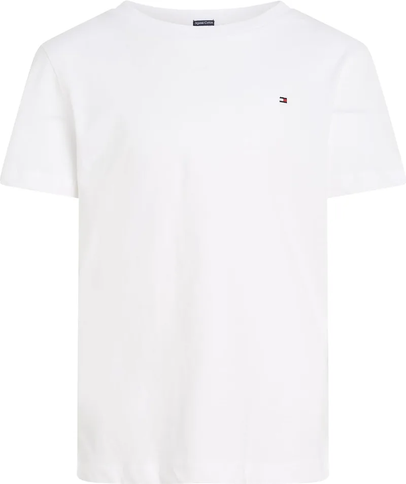 Tommy Hilfiger ▫️ Camiseta de manga curta para rapazes, com gola redonda