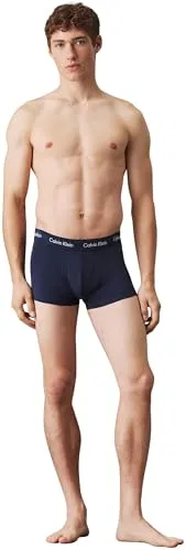 Calvin Klein ▫️ Cuecas boxer para homem, embalagem de 3, Low Rise Trunks, roupa interior 5