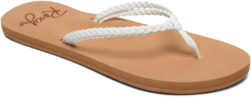 Roxy ▫️ Costas Flip Flops, Mulher, Preto
