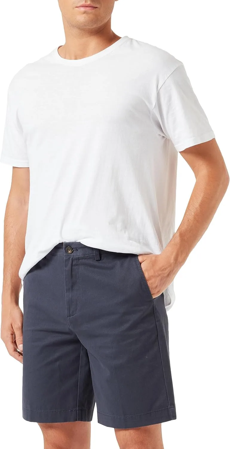 Amazon Essentials ▫️ Calções Chinos de Corte Justo, 23 cm, para Homem
