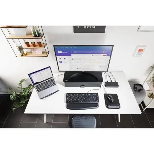 Kensington ▫️ K97601WW - Auscultadores USB-A com microfone, som estéreo Hi-Fi, drivers de 40 mm, supressão de ruído, arnês ajustável almofadado, cabo de 1,8 m, compatíveis com Windows, Mac e Chromebook 2
