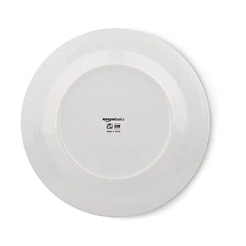 Amazon Basics ▫️ Conjunto de louça de 18 peças, padrão Remolino, 6 serviços 6