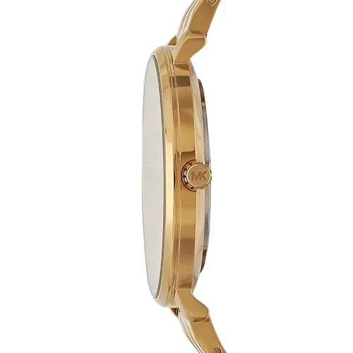 Michael Kors ▫️ Relógio para mulher, modelo Pyper, com movimento de quartzo de três ponteiros e bracelete em aço inoxidável ou liga metálica 3