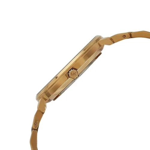 Michael Kors ▫️ Relógio para mulher, modelo Pyper, com movimento de quartzo de três ponteiros e bracelete em aço inoxidável ou liga metálica 5