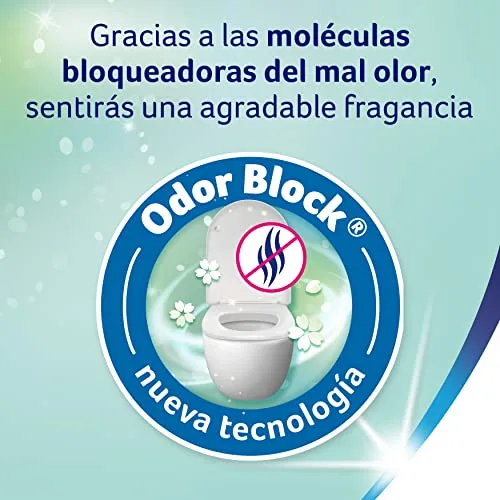 Colhogar ▫️ Protect Cuida&Protege Odor Block 7x6 - Papel higiénico suave e resistente - Embalagem com 42 rolos - 3 camadas - rolos brancos com aroma a talco 2