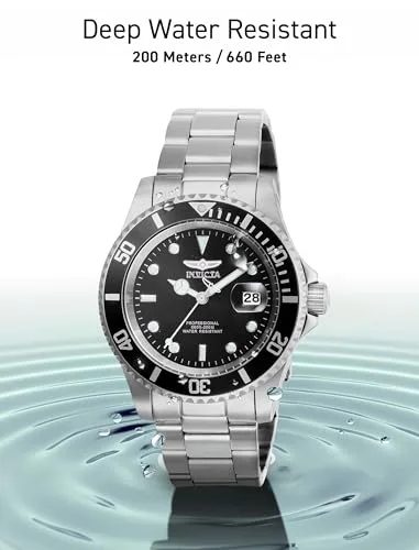 INVICTA ▫️ Relógio de quartzo para homem Pro Diver em aço inoxidável - 40 mm 6