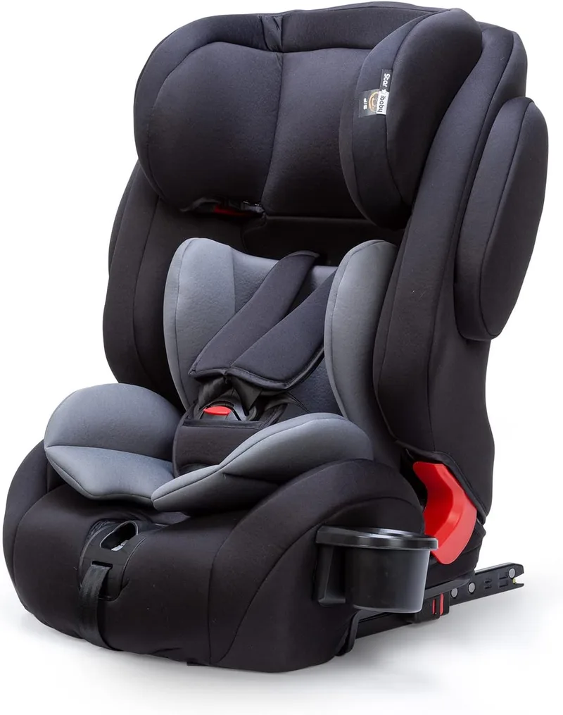 Star Ibaby ▫️ City Fix HQ - Cadeira auto Isofix grupo 1 2 3 Cinzento/Preto i-Size ECE R129