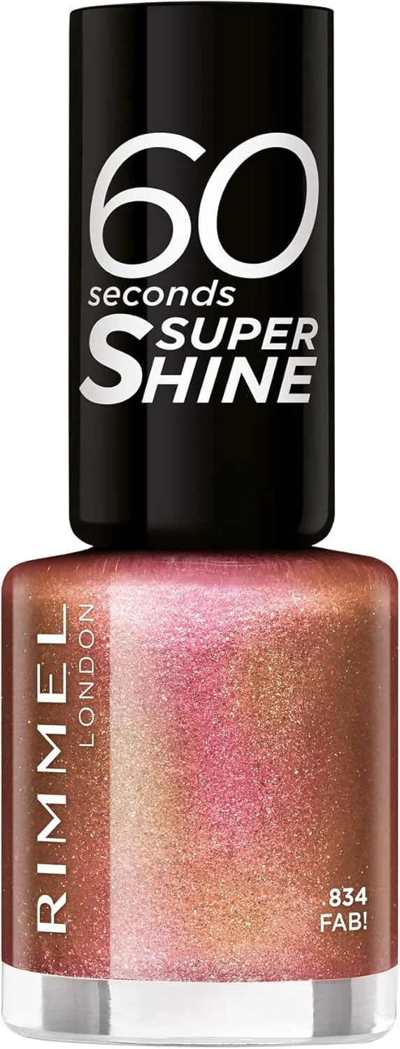 Rimmel London ▫️ Verniz para unhas 60 Seconds Super Shine 834 FAB!