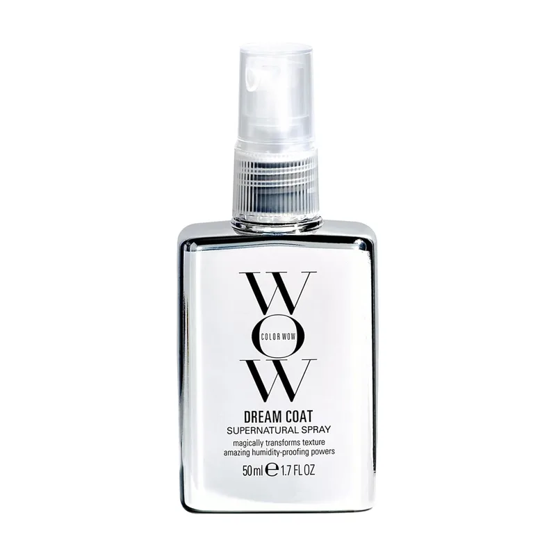 COLOR WOW ▫️ Dream Coat Spray - Produto de penteado anti-frizz para cabelo super liso - Proteção térmica que dura até 3 lavagens - Spray brilhante e hidratante para cabelo liso - 50 ml