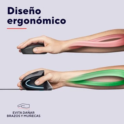 Trust ▫️ Rato Vertical Ergonómico Verto com Cabo USB, Preto 3