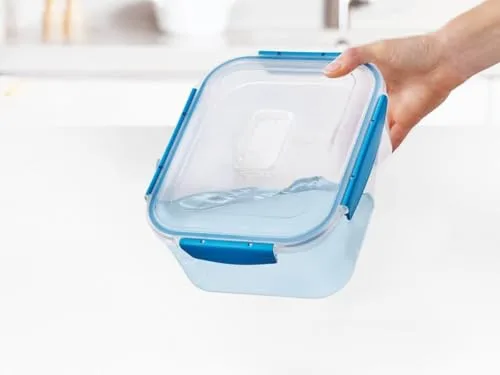 Joseph Joseph ▫️ Nest Lock - Conjunto de 5 recipientes de plástico para alimentos, herméticos, lancheiras, arrumação de cozinha, multicoloridos 4