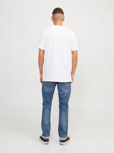 JACK & JONES ▫️ Calças de ganga slim fit de cintura baixa, estilo 5 bolsos, calças de ganga casuais para homem (Reino Unido), cintura 28 a 36 2