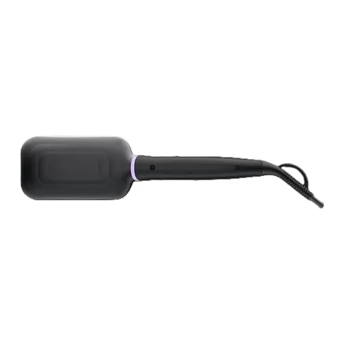PHILIPS ▫️ Escova alisadora StyleCare, com tecnologia ThermoProtect, revestimento cerâmico, 2 posições de temperatura, cabelo liso natural em 5 minutos, BHH880/00, preto 4