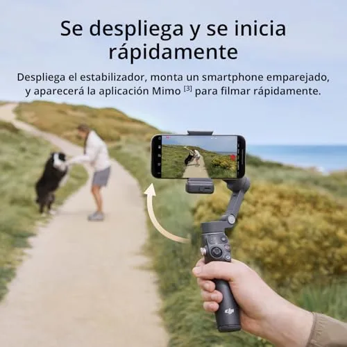 DJI ▫️ Estabilizador Osmo Mobile 7P para iPhone e Android, Rastreamento Nativo 4