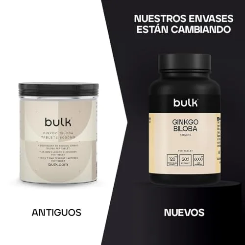 Bulk ▫️ Comprimidos a granel de Ginkgo Biloba, 6000 mg, 6000 mg 2