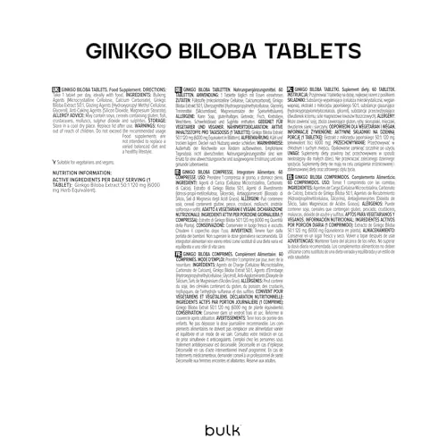 Bulk ▫️ Comprimidos a granel de Ginkgo Biloba, 6000 mg, 6000 mg 3