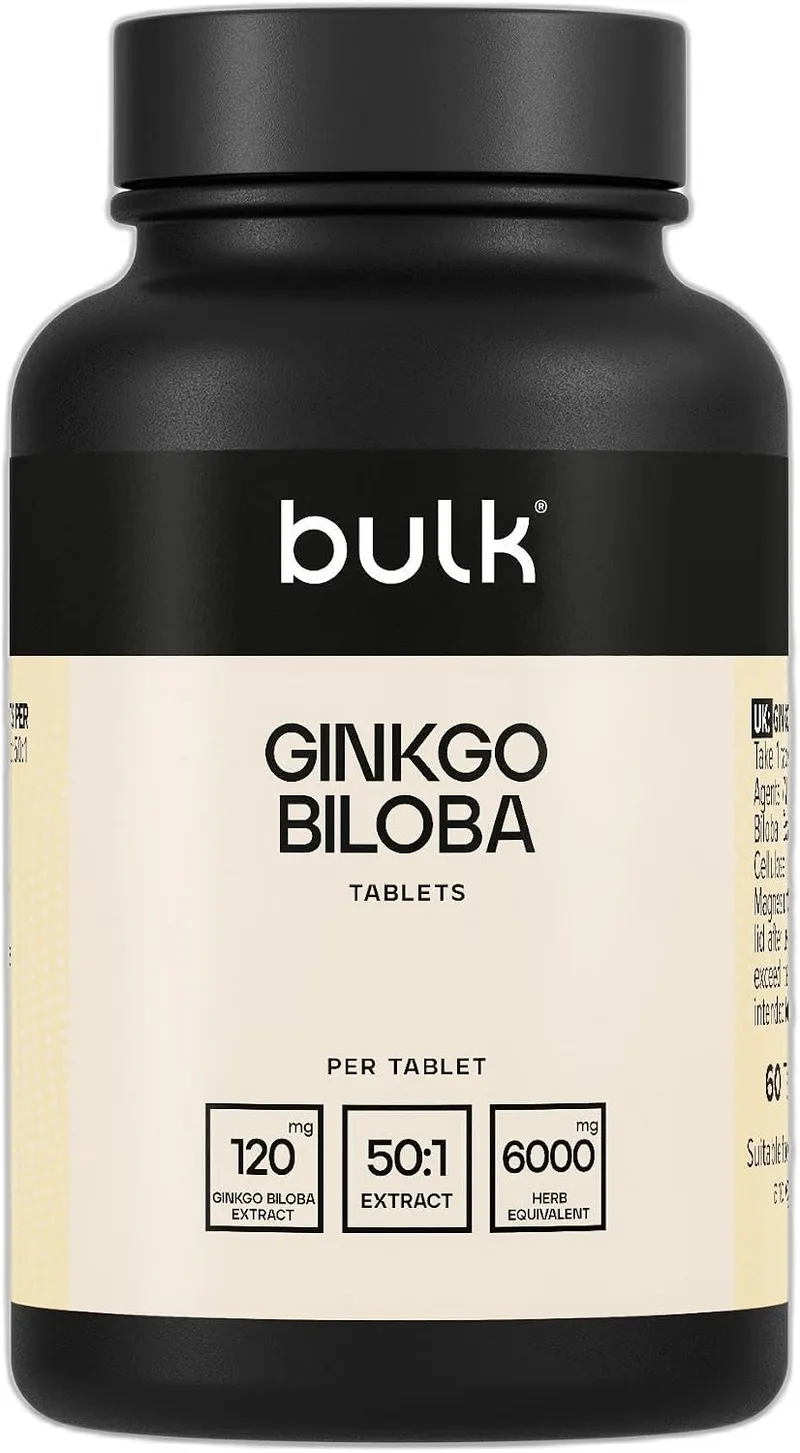 Bulk ▫️ Comprimidos a granel de Ginkgo Biloba, 6000 mg, 6000 mg