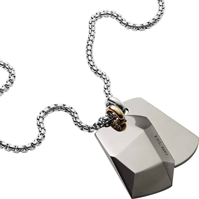 Diesel ▫️ Colar em aço inoxidável para homem