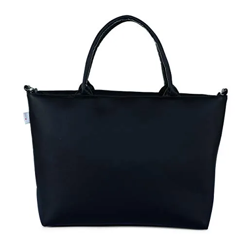Chicco ▫️ Bag in Bag: Bolsa organizadora com trocador e mini-bolsa em couro sintético, cor preta (Pure Black) 3