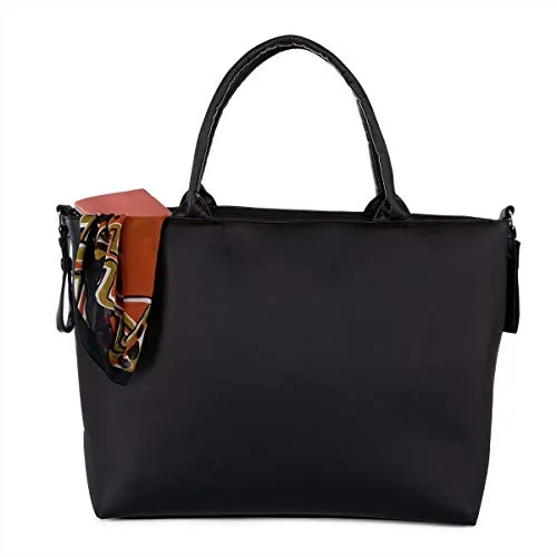 Chicco ▫️ Bag in Bag: Bolsa organizadora com trocador e mini-bolsa em couro sintético, cor preta (Pure Black) 6