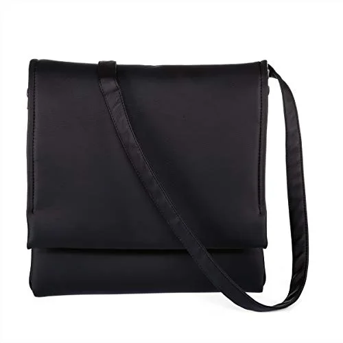 Chicco ▫️ Bag in Bag: Bolsa organizadora com trocador e mini-bolsa em couro sintético, cor preta (Pure Black) 7