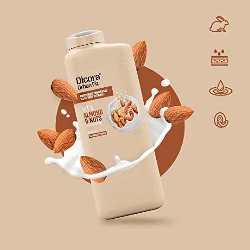 Dicora UrbanFit ▫️ Dicora Urban Fit Gel de Banho com Vitamina B, Amêndoas e Nozes, 750 ml 4