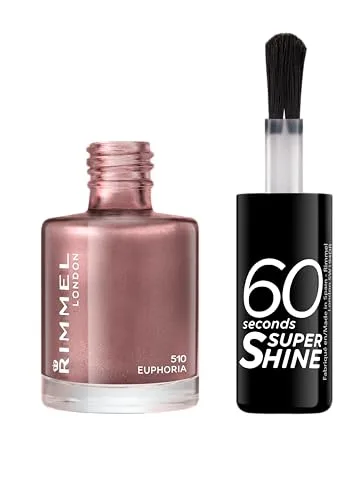 Rimmel London ▫️ 60 Seconds Super Shine Verniz para unhas 01 Euphoria 2