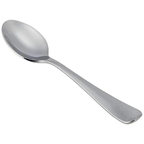Amazon Basics ▫️ Colher de café em aço inoxidável com borda arredondada, 13,3 cm, embalagem de 12 unidades 2