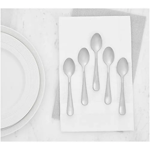 Amazon Basics ▫️ Colher de café em aço inoxidável com borda arredondada, 13,3 cm, embalagem de 12 unidades 6
