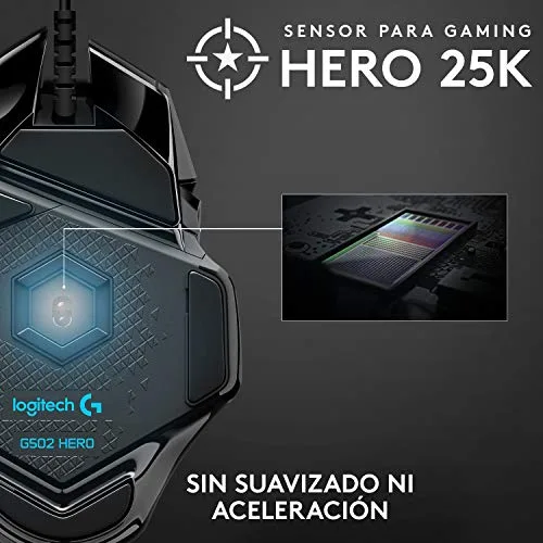 Logitech G ▫️ Rato para jogos com fio G502 Hero de alto desempenho 2