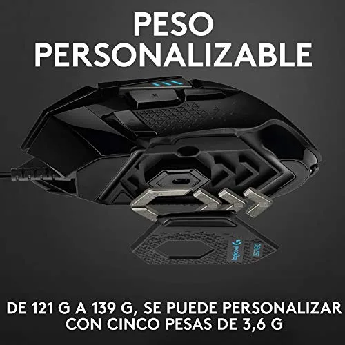 Logitech G ▫️ Rato para jogos com fio G502 Hero de alto desempenho 4