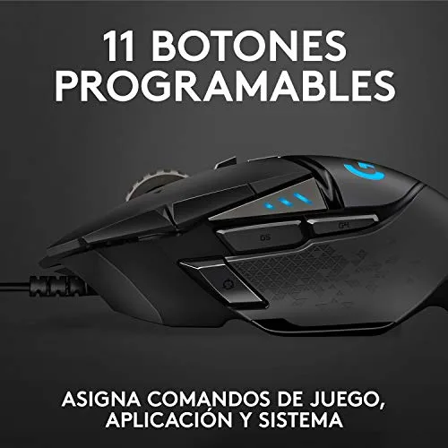 Logitech G ▫️ Rato para jogos com fio G502 Hero de alto desempenho 6