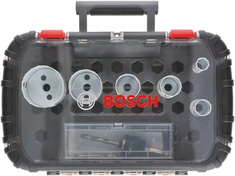 Bosch ▫️ Conjunto de 9 peças de chaves de encaixe Progressor para madeira e metal (20, 25, 32, 38, 51, 64)