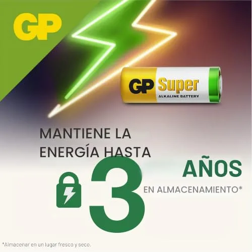 GP ▫️ Pilhas Super GP910A, LR01 Pilha LR1 (N) alcalina(s) 1,5 V 8 unidade(s) 2