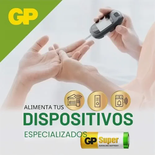 GP ▫️ Pilhas Super GP910A, LR01 Pilha LR1 (N) alcalina(s) 1,5 V 8 unidade(s) 5