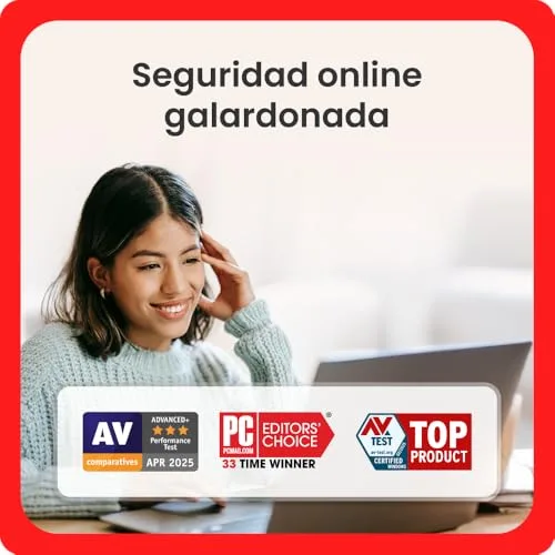 McAfee ▫️ Total Protection para 10 dispositivos 2026 | Antivírus, VPN, software de segurança, gestor de palavras-passe, | Subscrição de 1 ano com renovação automática | Descarregar 6