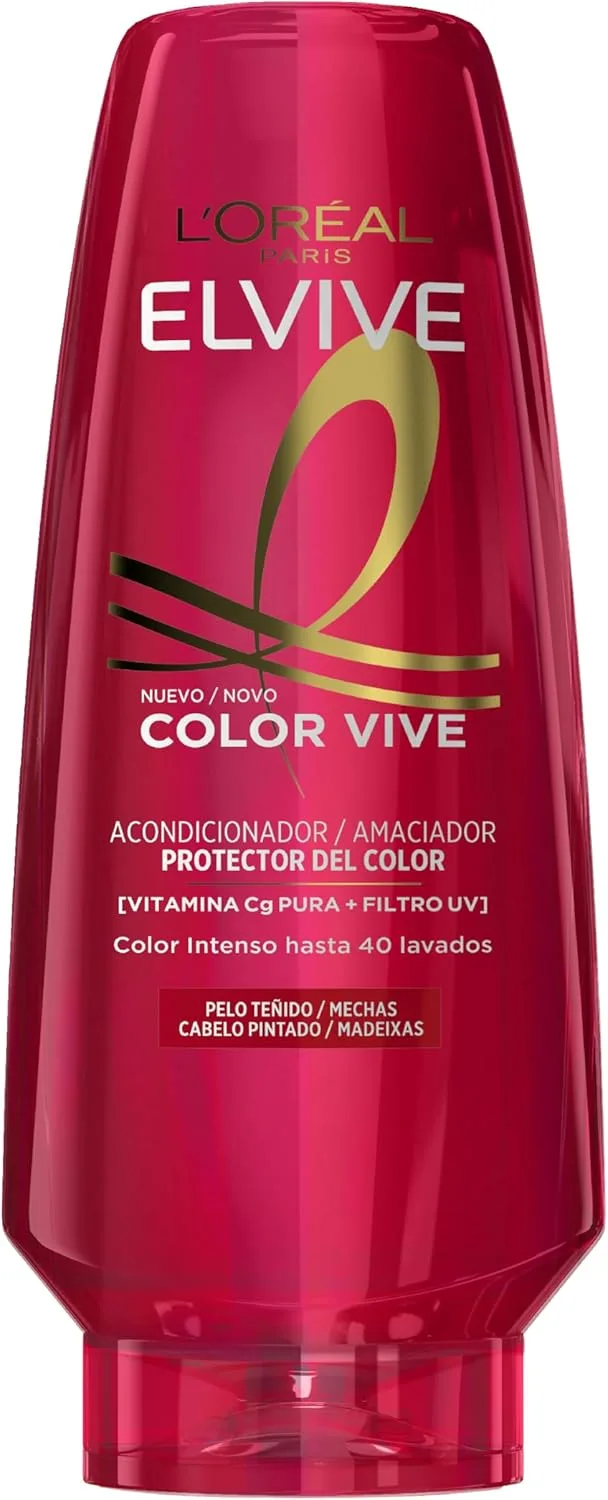 L'Oreal Paris ▫️ L'Oréal Paris Elvive Color Vive Condicionador Protetor, para cabelos pintados ou com madeixas, cuida e desembaraça - 300 ml