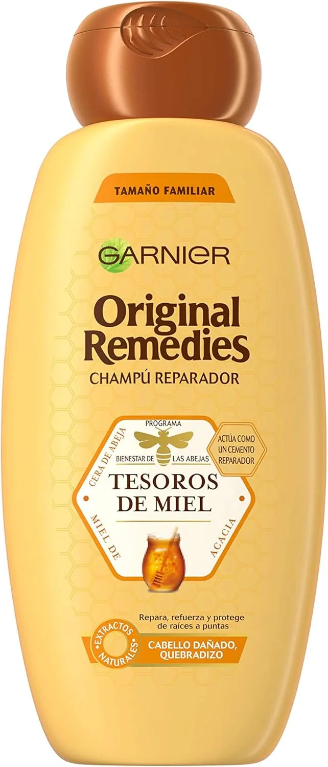Garnier ▫️ Original Remedies Champô Tesouros de Mel para cabelos danificados - 600 ml
