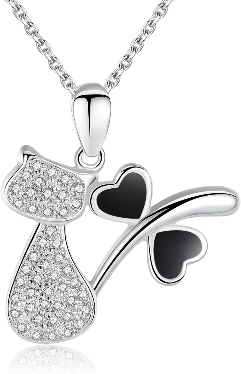 VIKI LYNN ▫️ GemShadow - Colar de prata esterlina 925 com zircónias cúbicas para senhora e rapariga