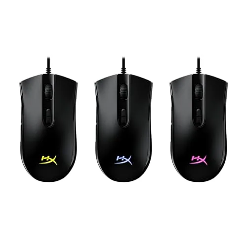 HyperX ▫️ Pulsefire Core – Rato USB para jogos com RGB 6