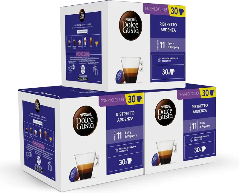Nescafé Dolce Gusto ▫️ Café Ristretto Ardenza 90 cápsulas (3x30)