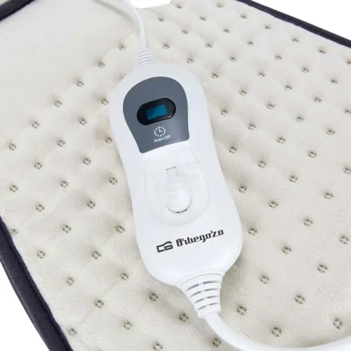 Orbegozo ▫️ AHL 2000 - Almofada elétrica lombar, capa lavável, 3 níveis de potência, comando com ecrã LCD, desligamento automático de segurança, 100 W 2