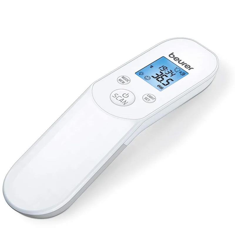 Beurer ▫️ FT 85 Termómetro digital de infravermelhos sem contacto, termómetro rápido para medição higiénica e segura da temperatura corporal na testa