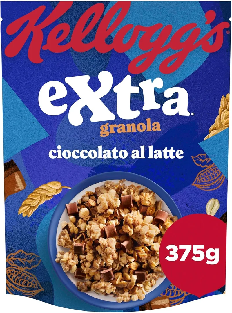 Kellogg's ▫️ Extra Chocolate de Leite, 375g