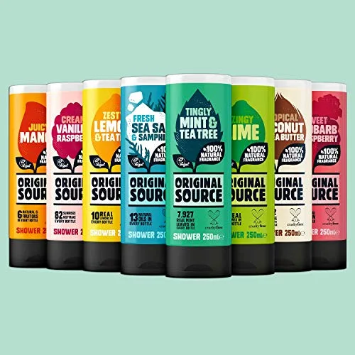ORIGINAL SOURCE ▫️ Gel de Banho Limão e Árvore do Chá 250 ml Embalagem de 6 4