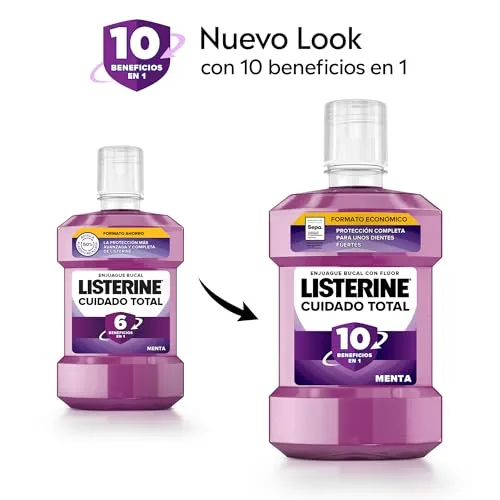 Listerine ▫️ Cuidado Total - Elixir Bucal com Flúor, 1 L, 2 unidades 2