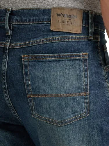 Wrangler Authentics ▫️ Calças de ganga com corte relaxado e perna larga para homem 5